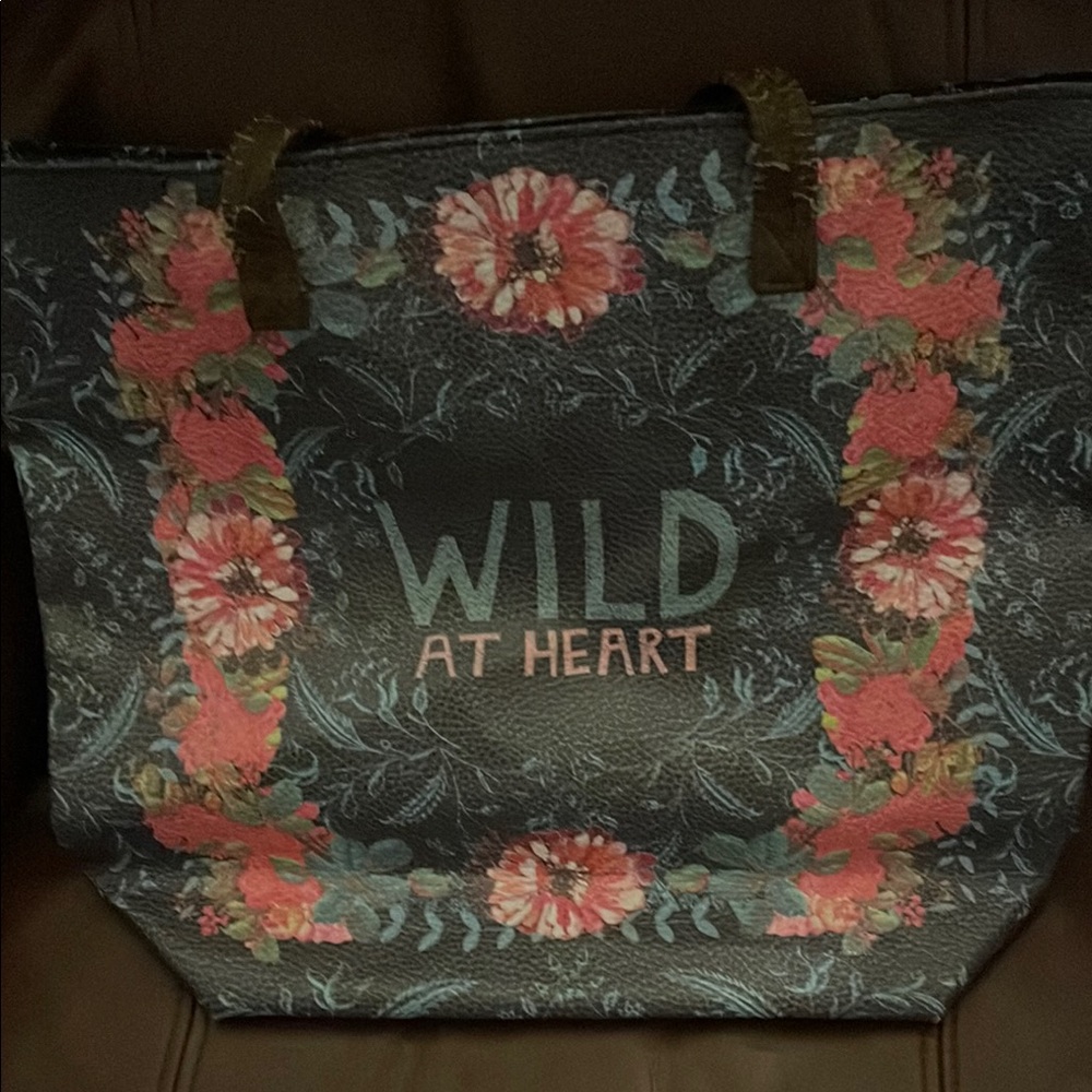 Wild at Heart Floral Tote Bag